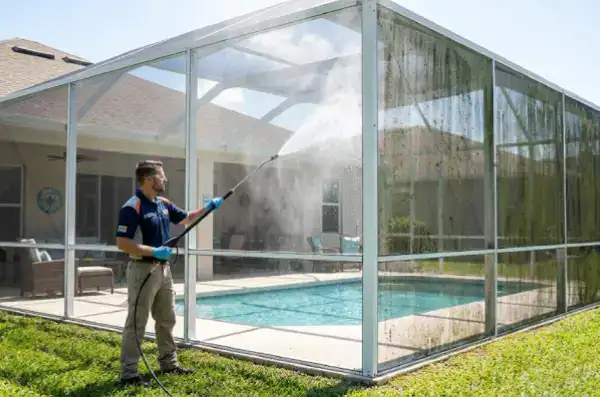 Pool Enclosure Cleaning
