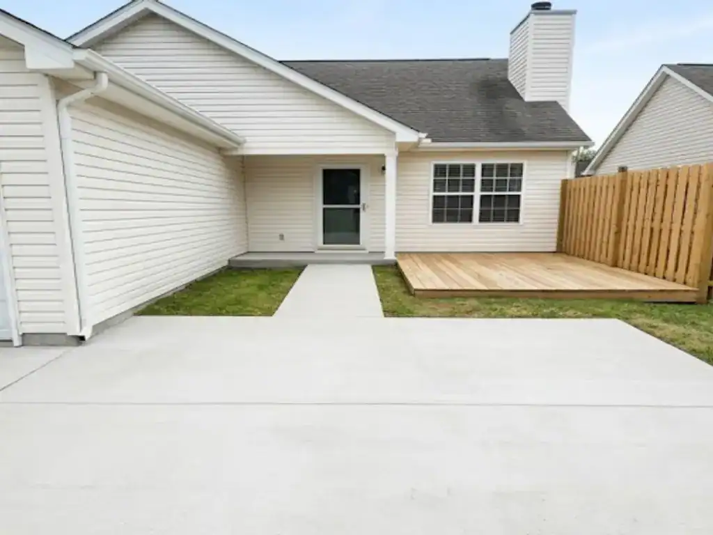 After professional roof cleaning — clean, streak-free shingles