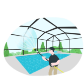 pool cage cleaning near me