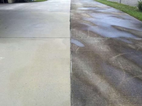 pressure-washed-concrete-driveway pressure washed concrete driveway