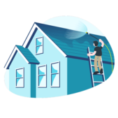softwash roof cleaning near me